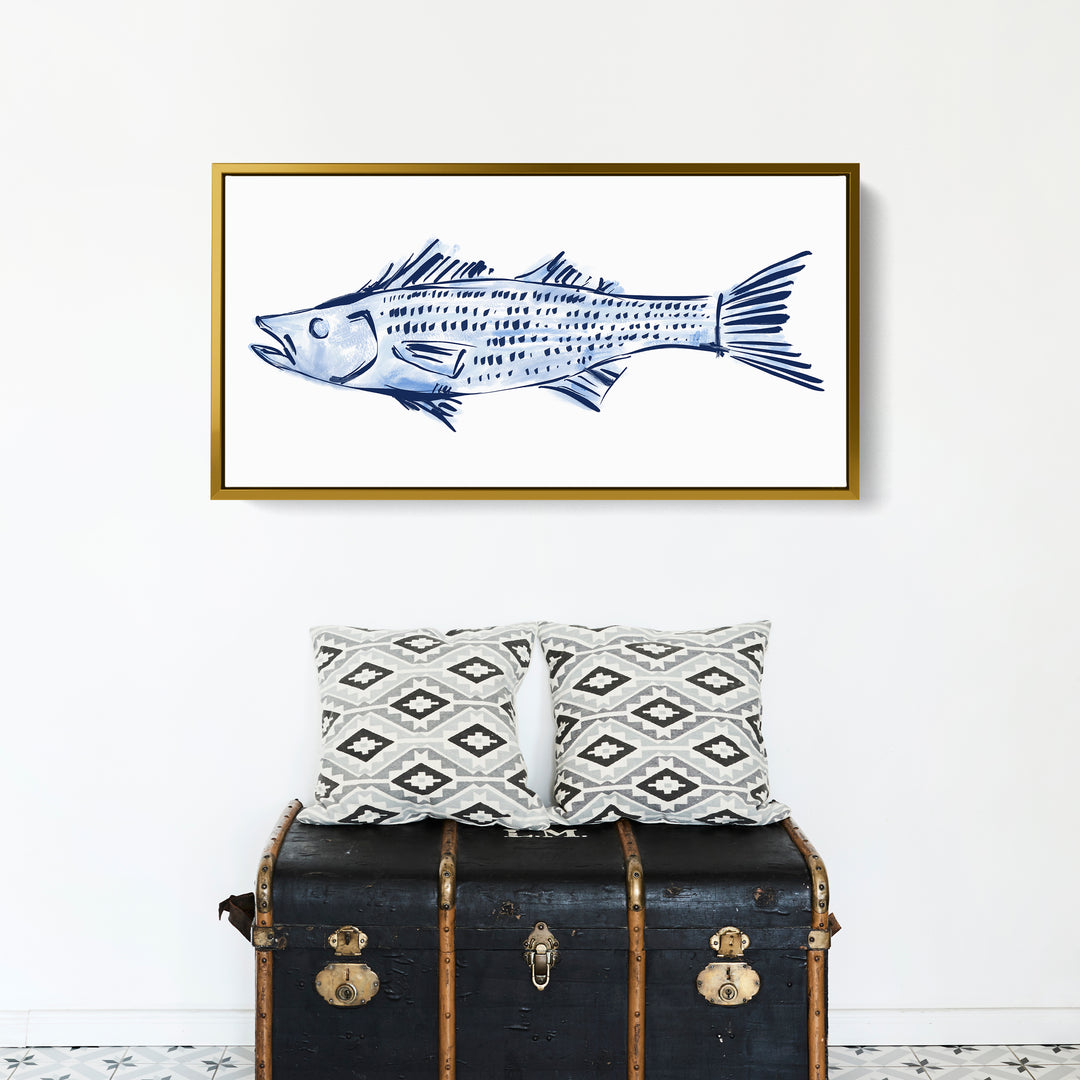 Striped Bass Study Panoramic - Jetty Home