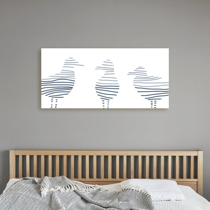 Sea Gull Gathering Panoramic - Jetty Home