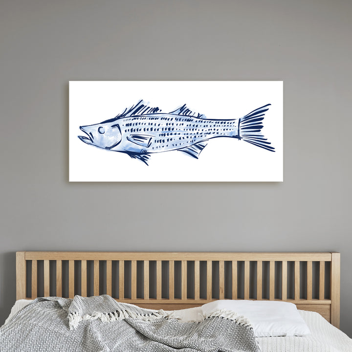 Striped Bass Study Panoramic - Jetty Home