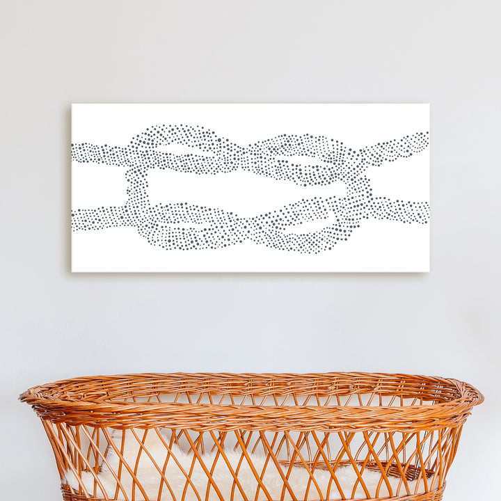 Nautical Square Knot Panoramic - Jetty Home