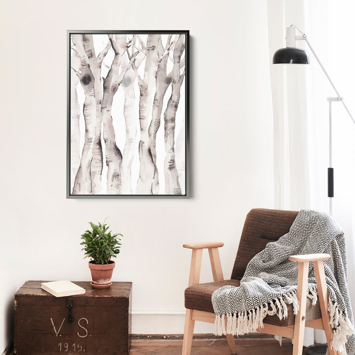 Birch Tree Watercolor No. 1 - Jetty Home