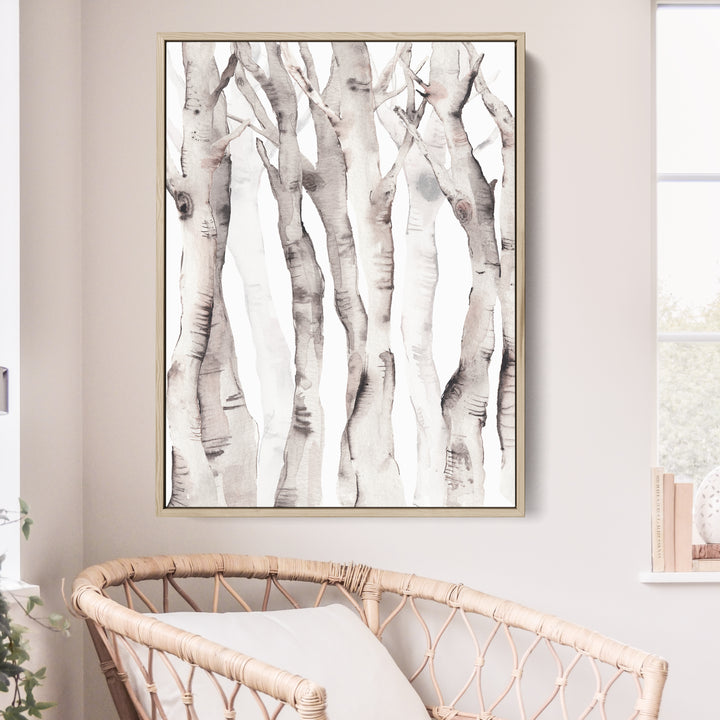 Birch Tree Watercolor No. 2 - Jetty Home