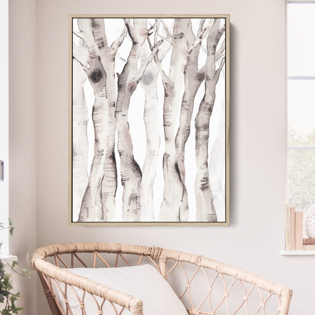 Birch Tree Watercolor No. 1 - Jetty Home