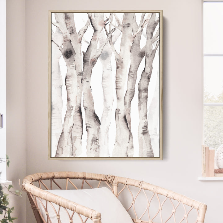 Birch Tree Watercolor No. 1 - Jetty Home