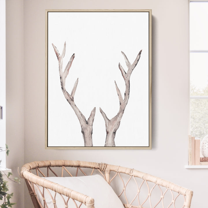 Rustic Deer Antler Watercolor - Jetty Home