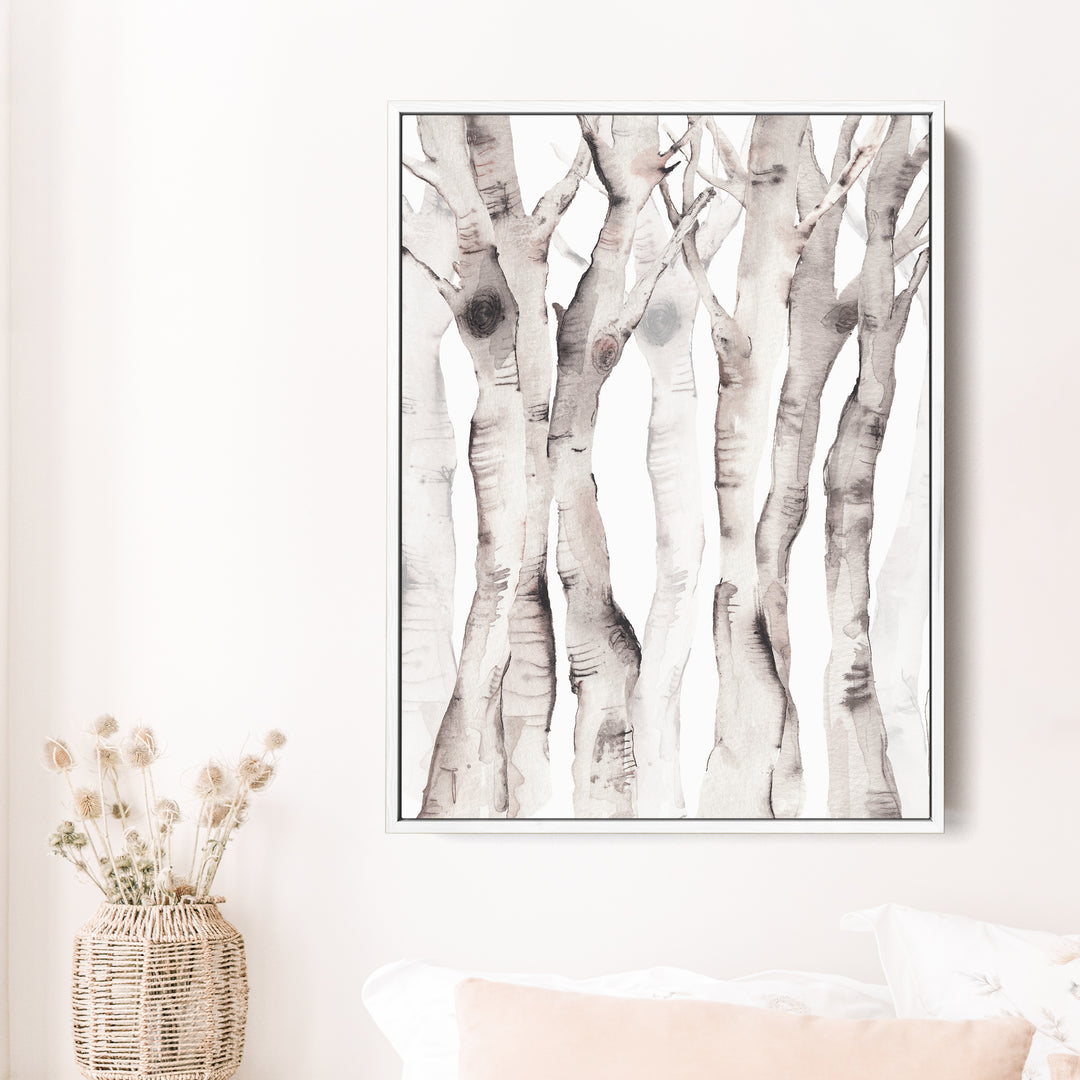 Birch Tree Watercolor No. 1 - Jetty Home
