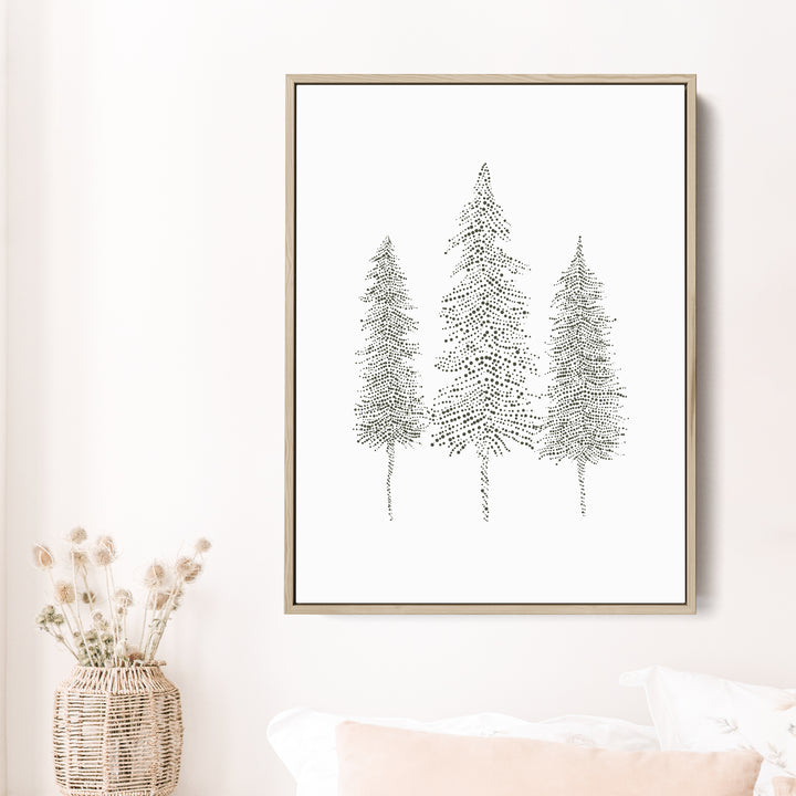 Nordic Pine Tree Trio