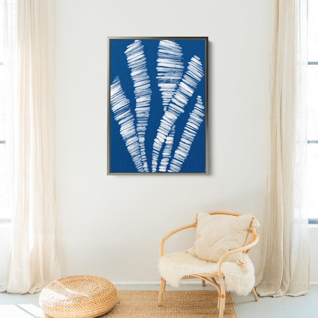 Deep Azure Blue Seaweed  - Art Print or Canvas - Jetty Home