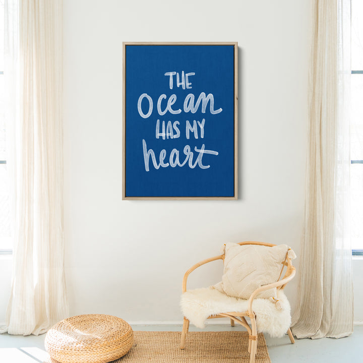 The Ocean Has My Heart - Art Print or Canvas - Jetty Home