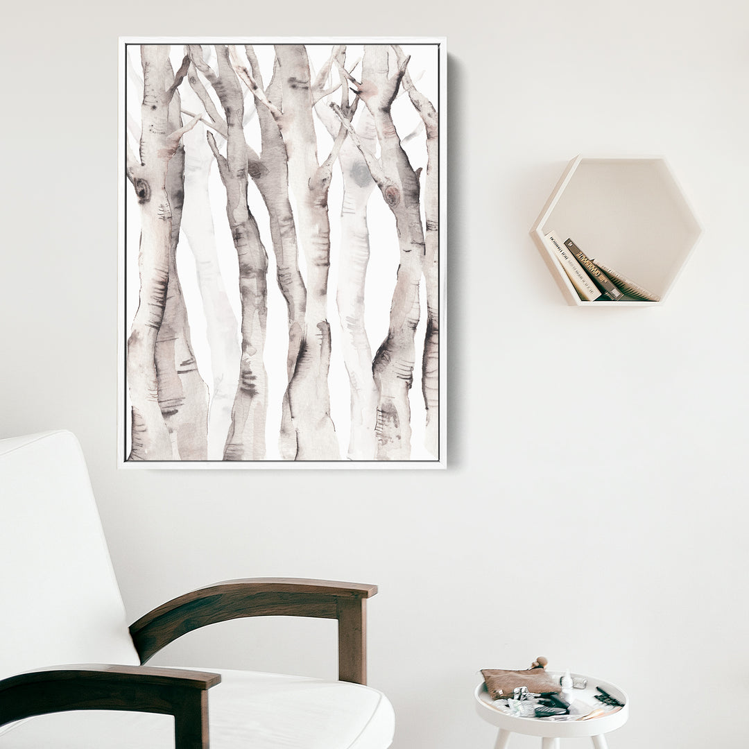Birch Tree Watercolor No. 2 - Jetty Home