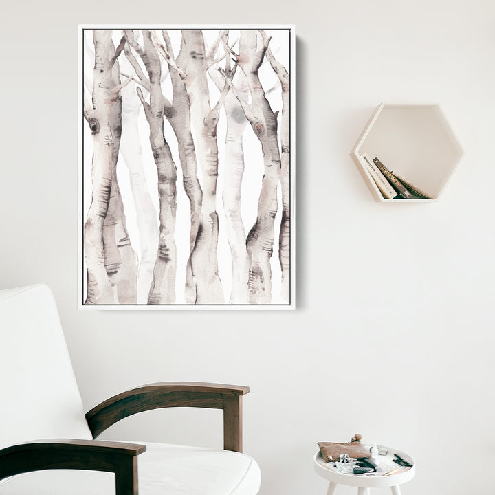Birch Tree Watercolor No. 2 - Jetty Home