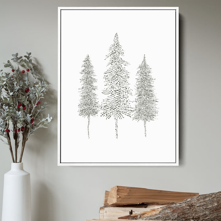 Nordic Pine Tree Trio