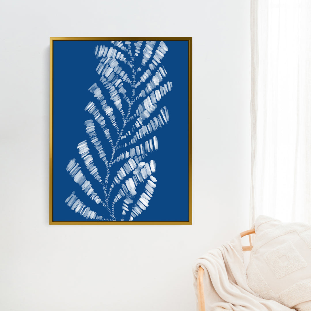 Deep Azure Blue Giant Kelp  - Art Print or Canvas - Jetty Home