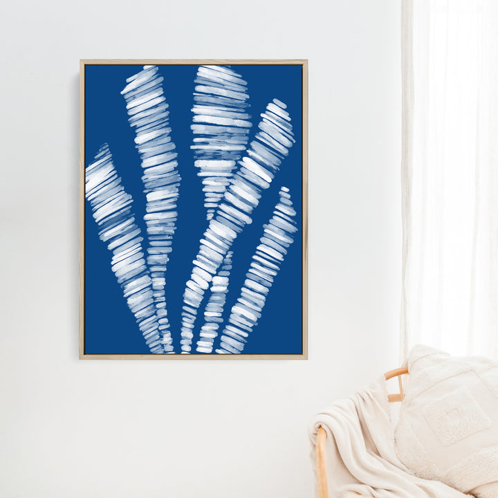 Deep Azure Blue Seaweed  - Art Print or Canvas - Jetty Home