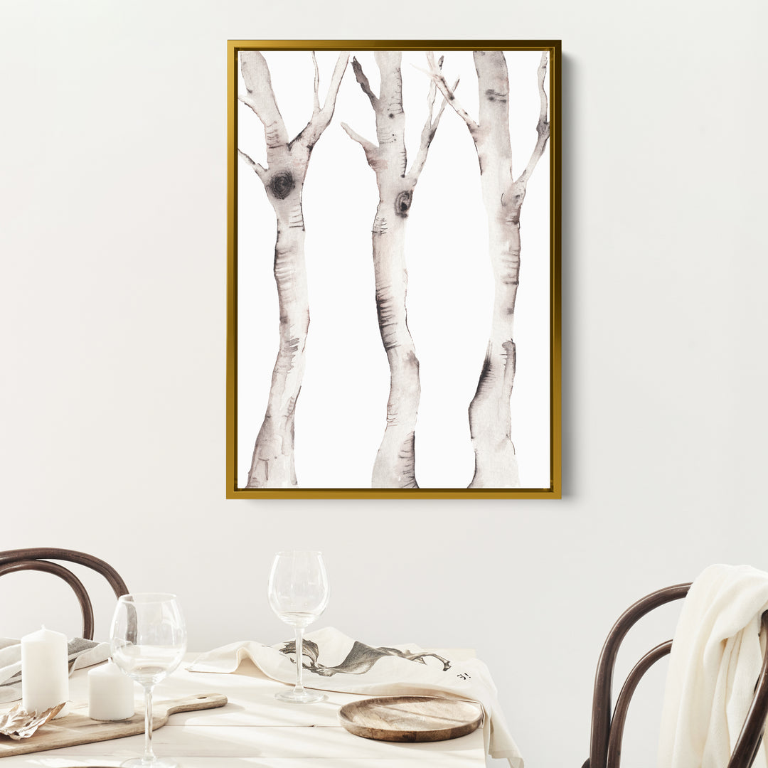 Watercolor Aspen Birch Tree - Jetty Home