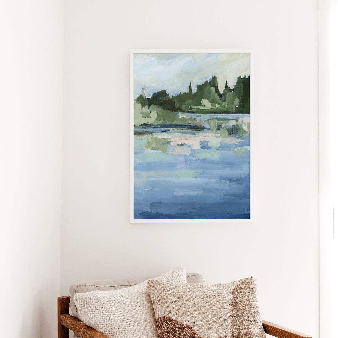 Lakeside Reflections - Art Print or Canvas - Jetty Home