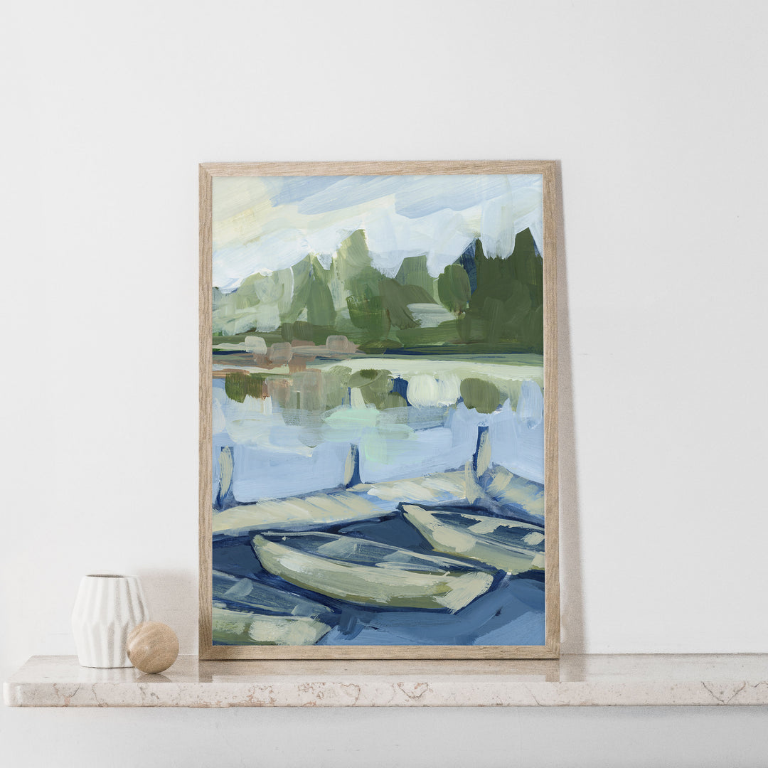 An Afternoon on the Lake - Art Print or Canvas - Jetty Home