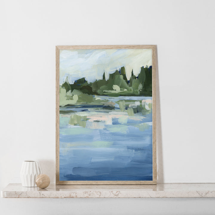 Lakeside Reflections - Art Print or Canvas - Jetty Home