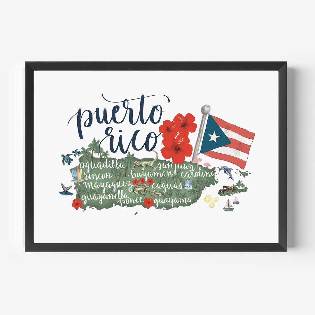 Puerto Rico Map