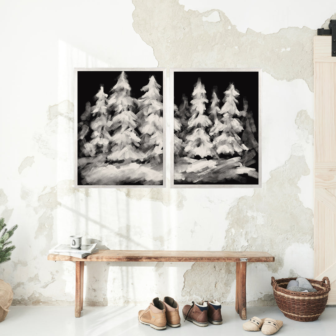 A Snowy Christmas Eve - Set of 2 - Jetty Home