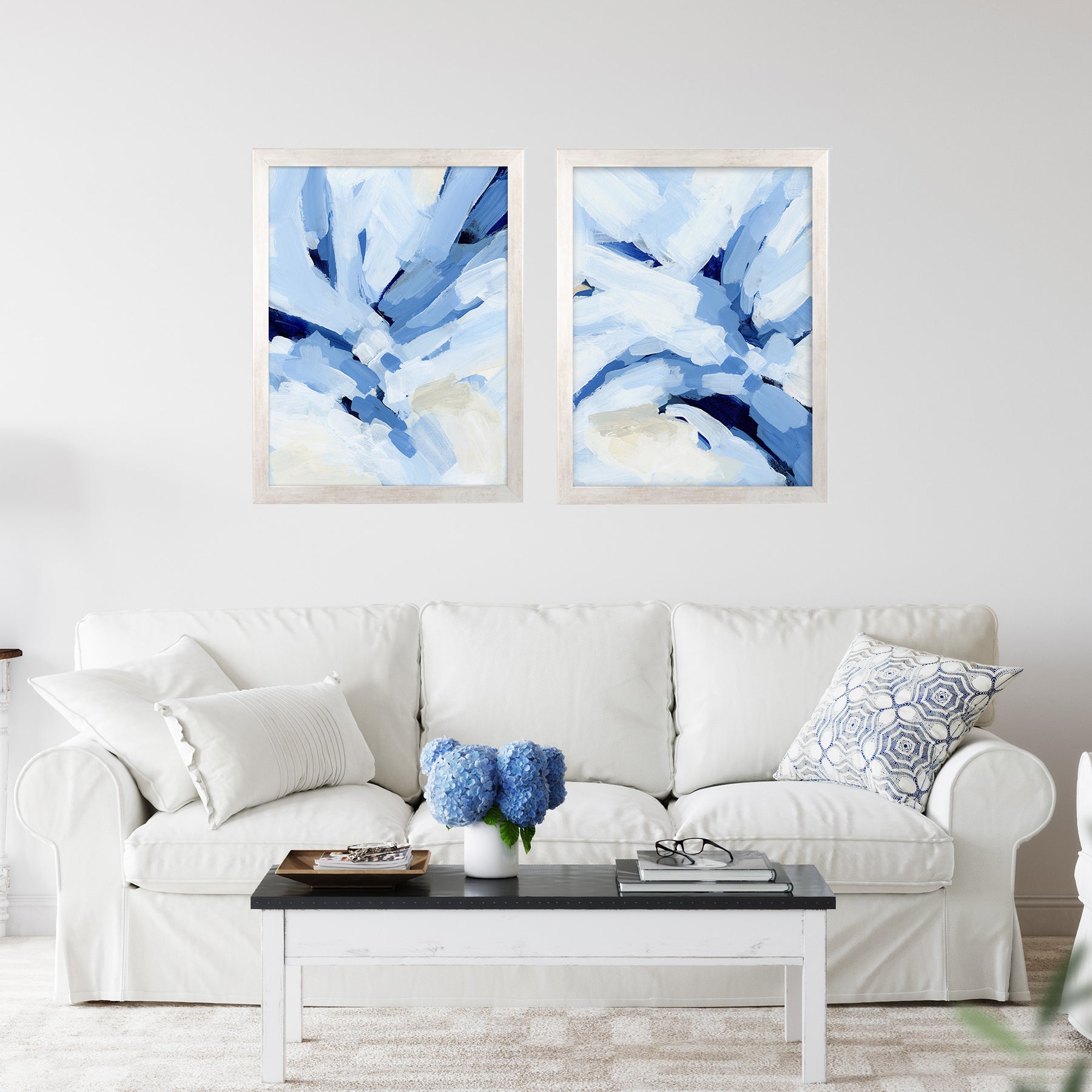 Swirling Ocean - Set of 2 | Jetty Home