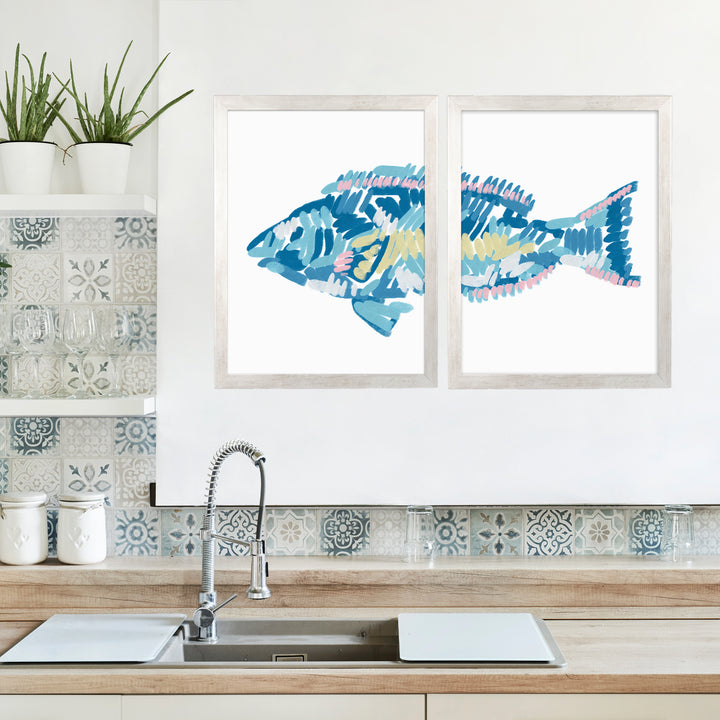 The Parrotfish Diptych - Set of 2