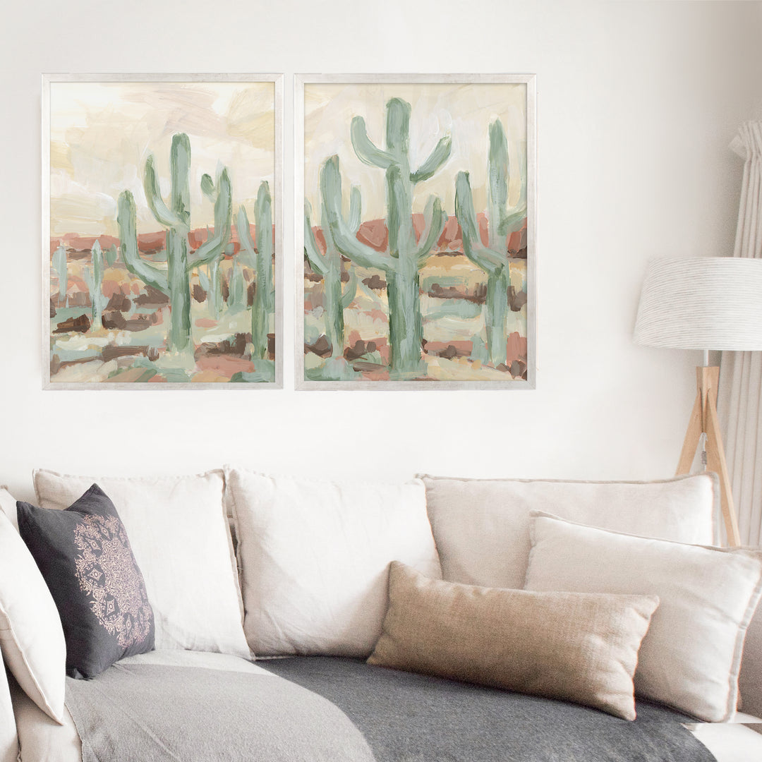 Saguaro Light Diptych - Set of 2 - Jetty Home