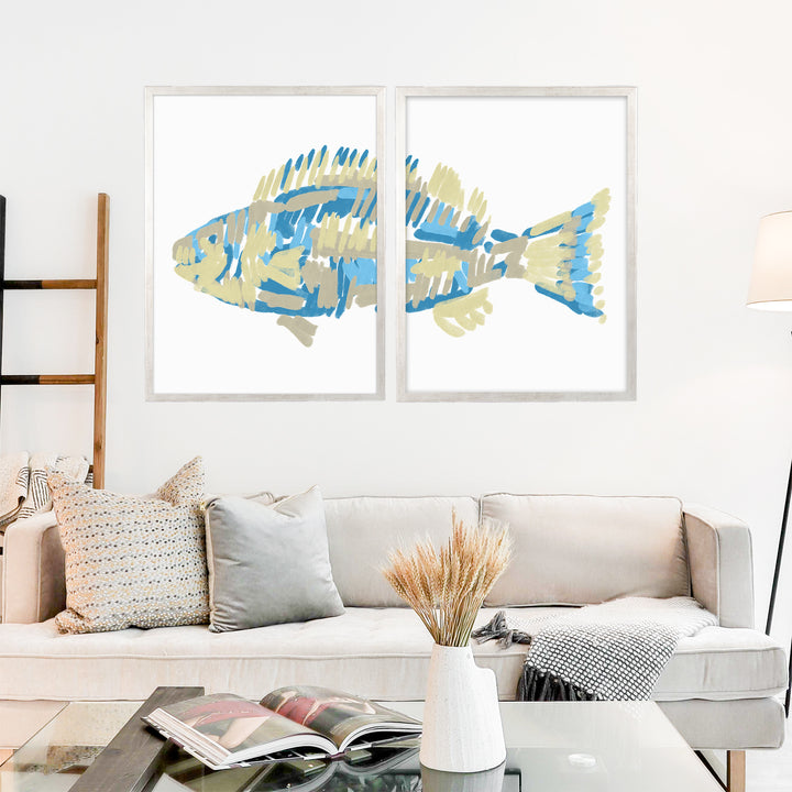 The Grouper Diptych - Set of 2