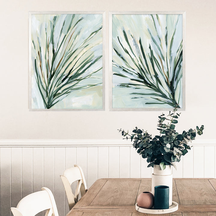 Pine Needles Painting - Set of 2