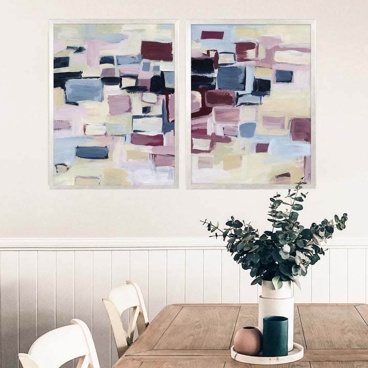 Gentle Shift Diptych - Set of 2 - Jetty Home