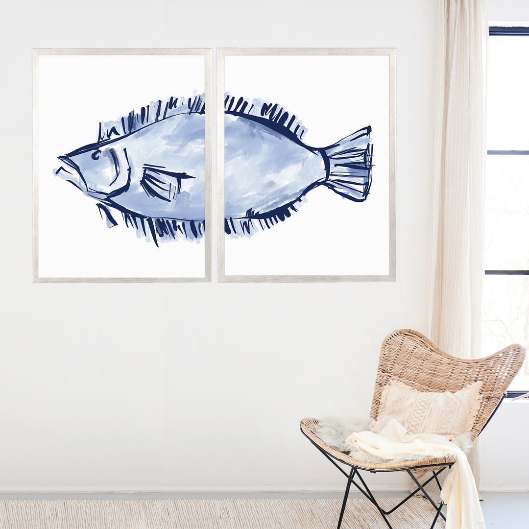 Fluke Study Diptych - Set of 2 - Jetty Home