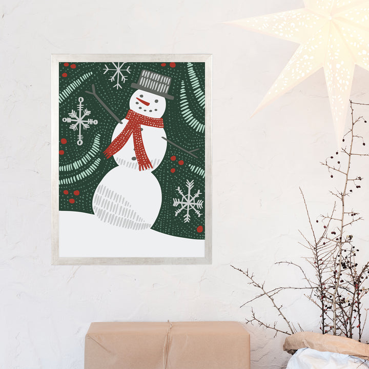 Folk Winter Snowman - Jetty Home