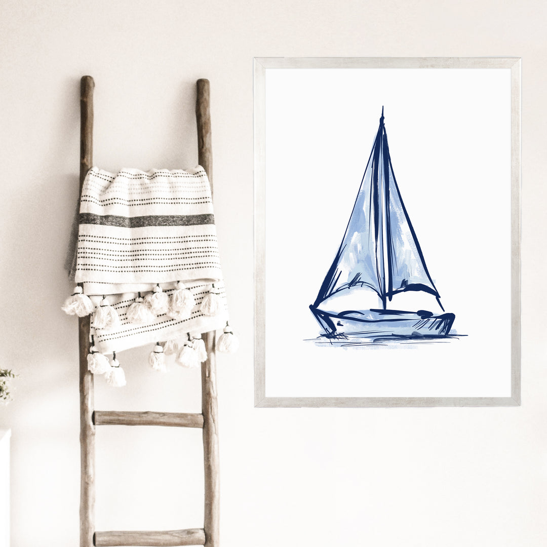 The Blue Sailboat, No. 2 - Jetty Home