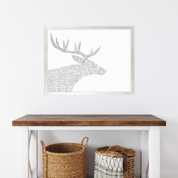 Minimalist Deer Illustration