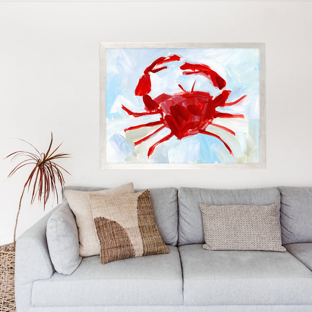 Crab Nautical Painting