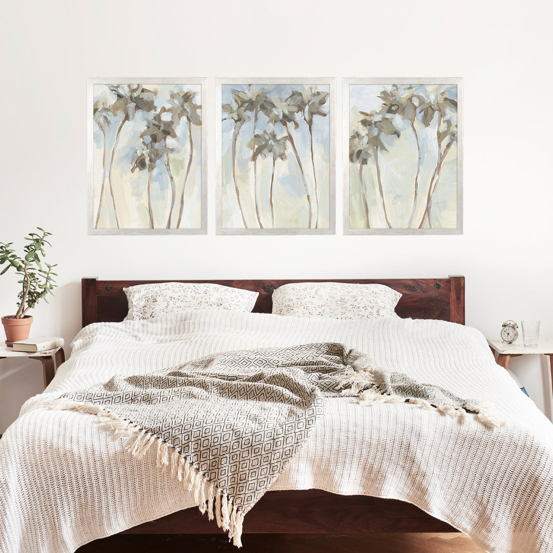 Warm Palm Daze Triptych - Set of 3