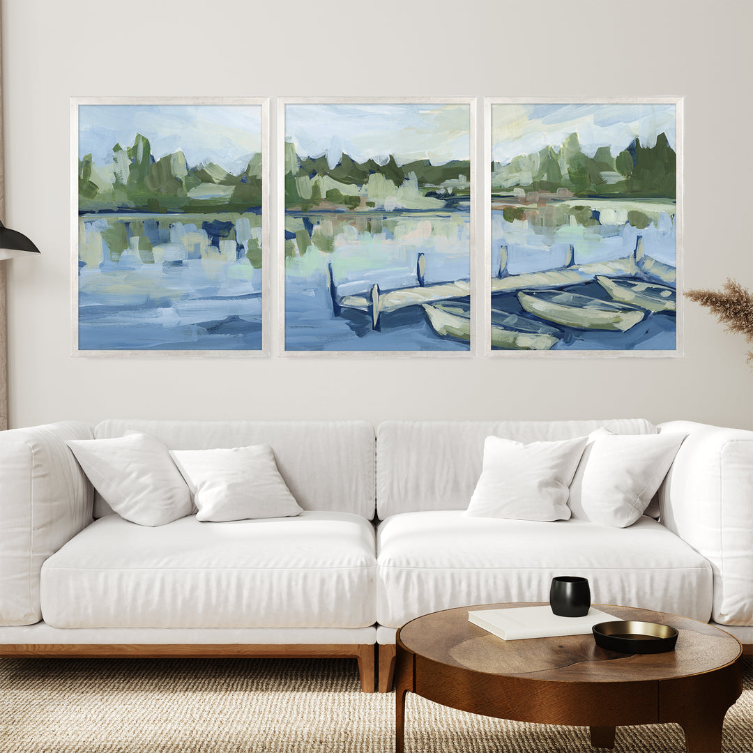 The Lakeside Dock - Set of 3