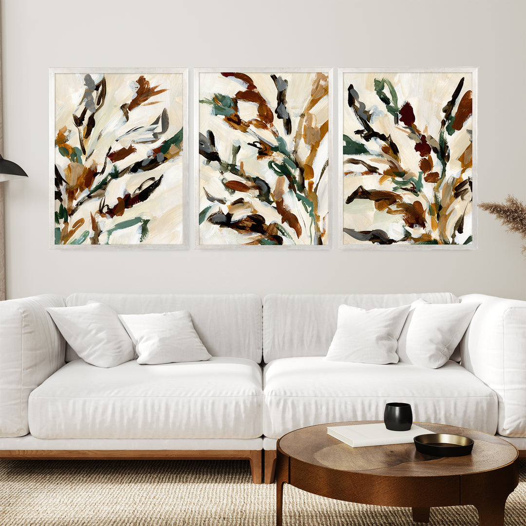 Wildflowers of Autumn - Set of 3