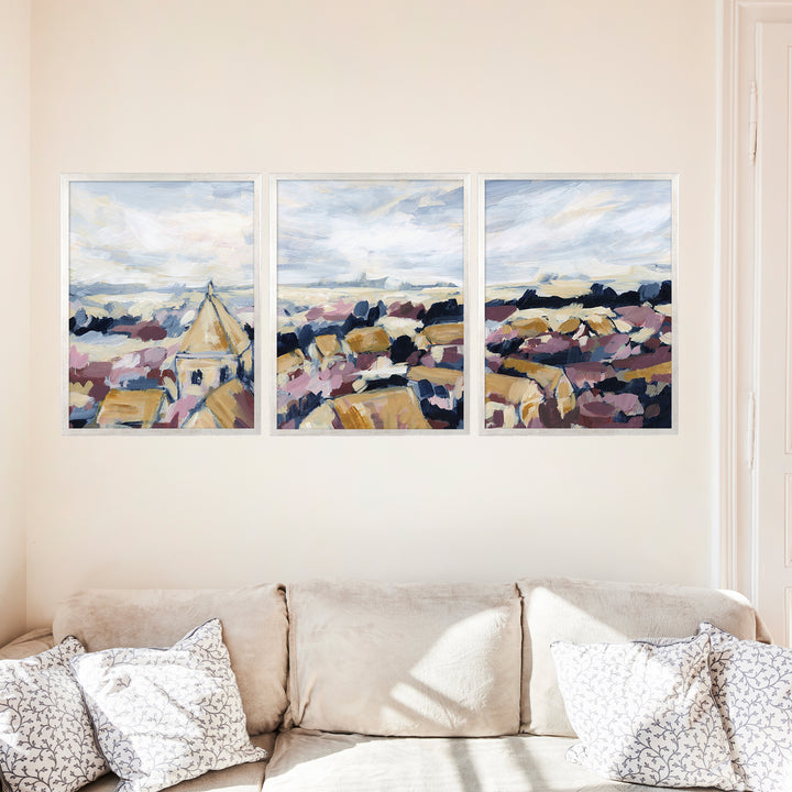 Faded Facades Triptych - Set of 3 - Jetty Home
