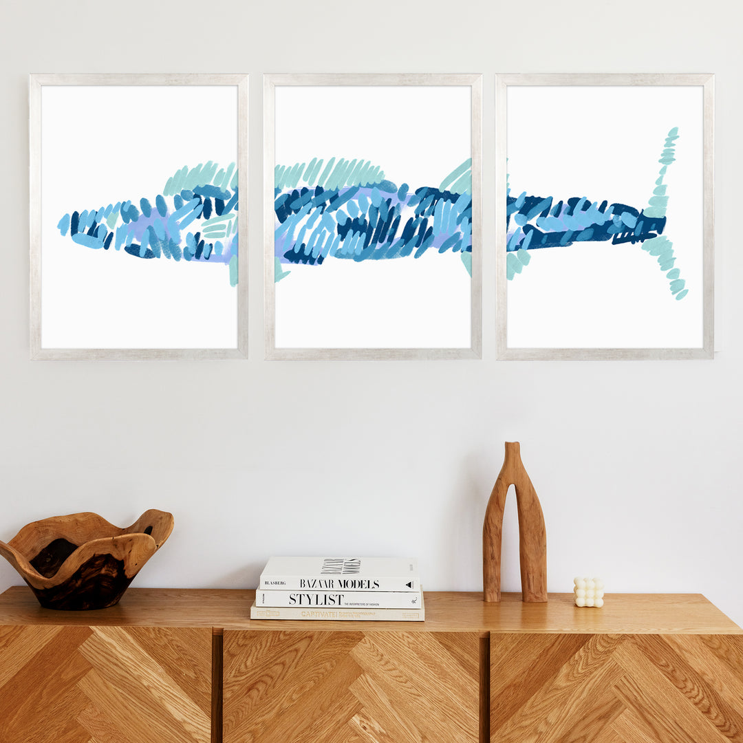 The Wahoo Triptych - Set of 3