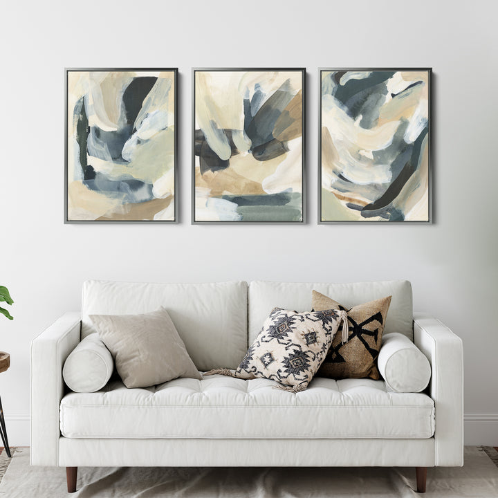 Modern Abstract Flow - Set of 3