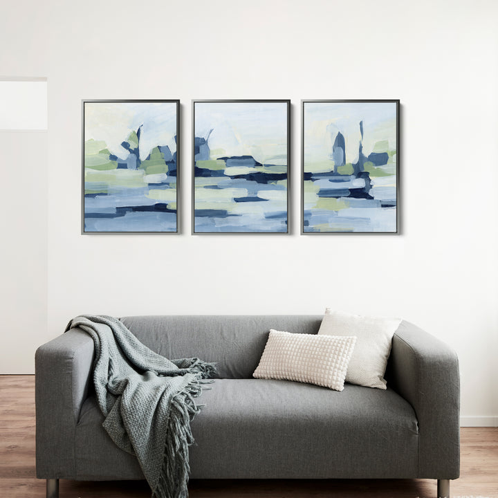 The Rippled Lakeside - Set of 3