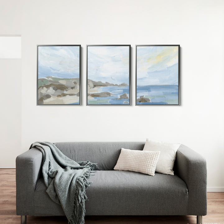 Coastline in the Morning - Set of 3