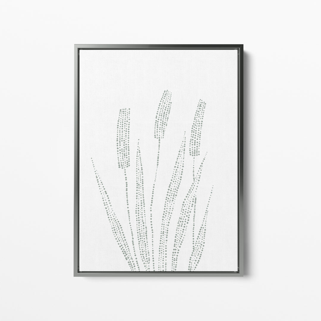 Modern Cattail Illustration