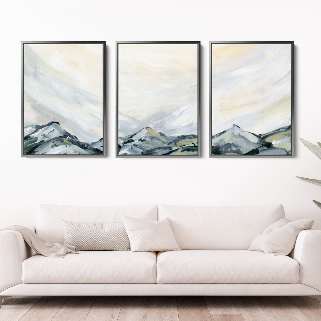 Mountain Landscape Vista - Set of 3