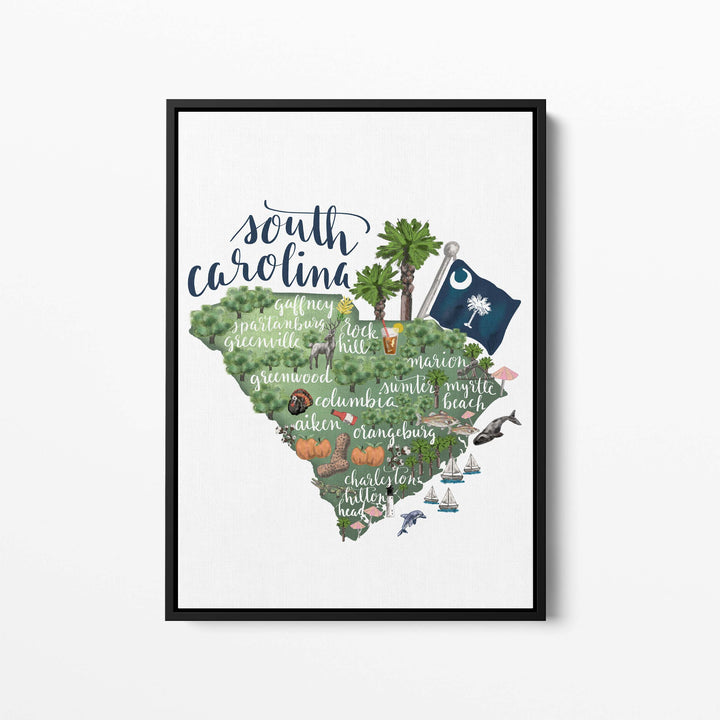 South Carolina Map