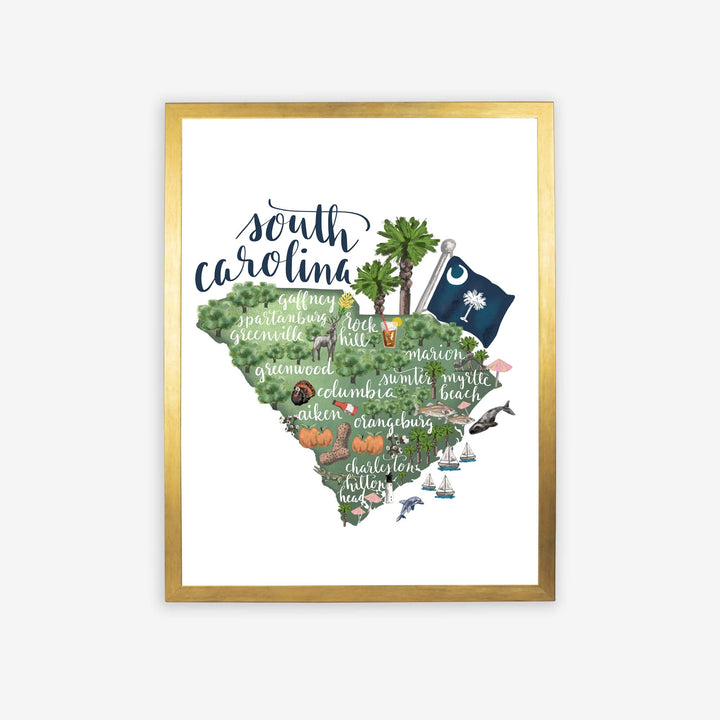 South Carolina Map