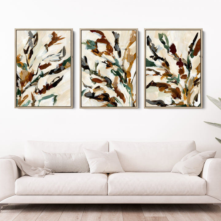 Wildflowers of Autumn - Set of 3