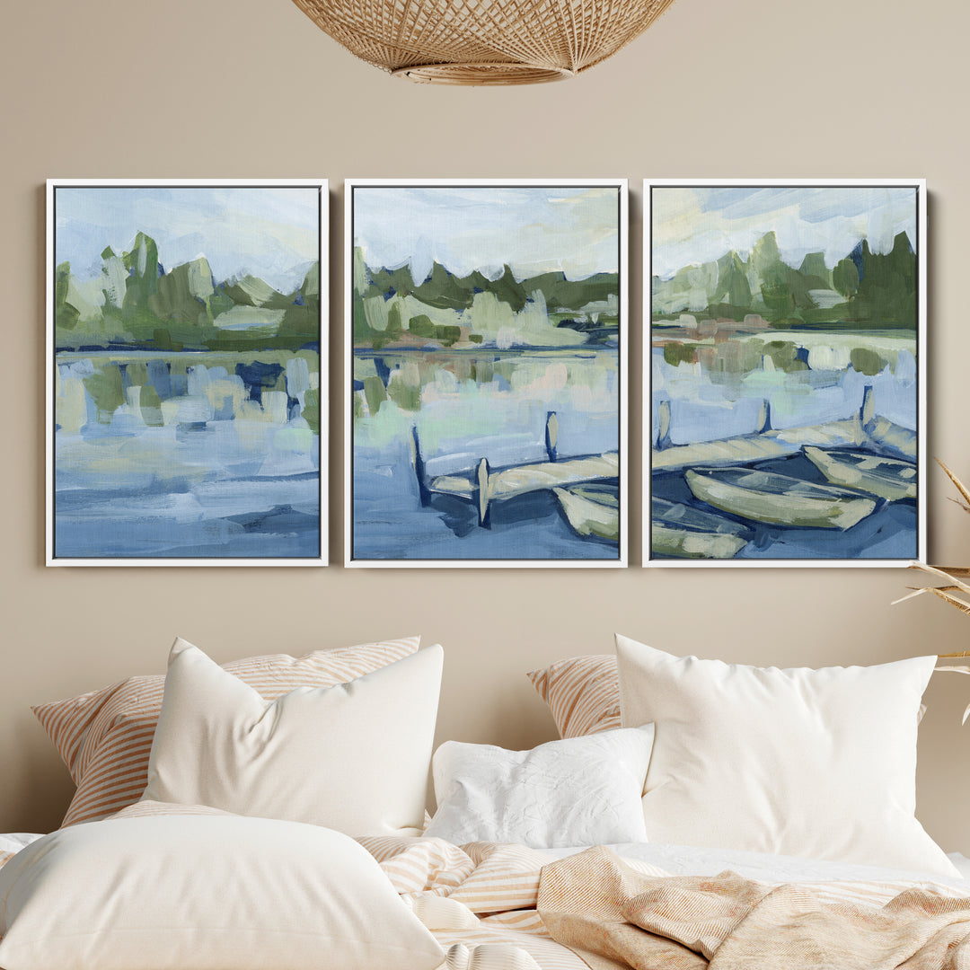 The Lakeside Dock - Set of 3