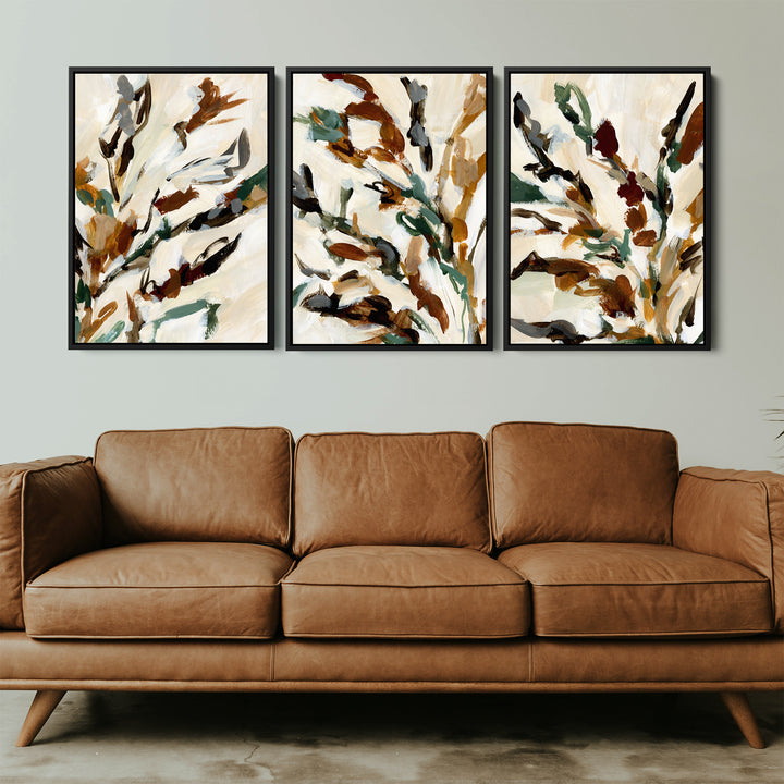 Wildflowers of Autumn - Set of 3